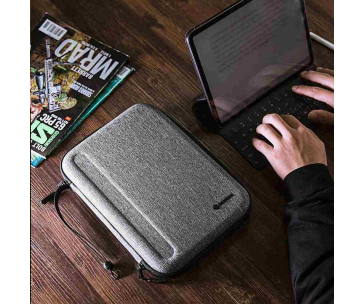 tomtoc Smart Briefcase – 10,9'' iPad Air / 11'' iPad Pro, šedá