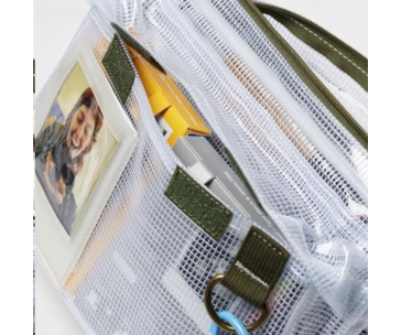 Polaroid Ripstop Crossbody Clear