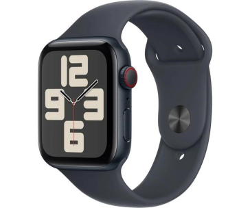 Apple Watch SE (2024) GPS + Cellular 40mm Midnight Aluminium Case with Midnight Sport Band - S/M