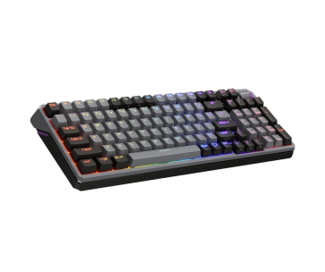 Cooler Master herní klávesnice mechanická MK770, drátová/bezdrátová, Kailh Box V2, USB, CZ, šedá