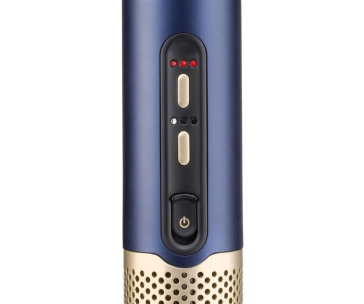 BaByliss AS6550E Air Wand fén na vlasy, 1600 W, Ionizace, 3 rychlosti, 4 teploty, modrá a zlatá