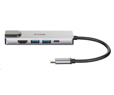 D-Link DUB-M520 5-in-1 USB-C Hub with HDMI/Ethernet and Power Delivery