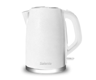 EVOLVEO Salente IceQueen, rychlovarná konvice 1,7 l, nerez, bílá