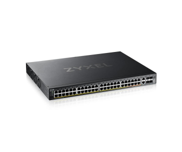 Zyxel XGS2220-54HP, L3 Access Switch, 600W PoE, 40xPoE+/10xPoE++, 48x1G RJ45 2x10mG RJ45, 4x10G SFP+ Uplink, incl. 1 yr