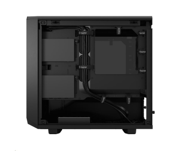 FRACTAL DESIGN skříň Meshify 2 Nano Black TG Dark Tint, USB 3.1 Type-C, 2x USB 3.0, bez zdroje, miniITX