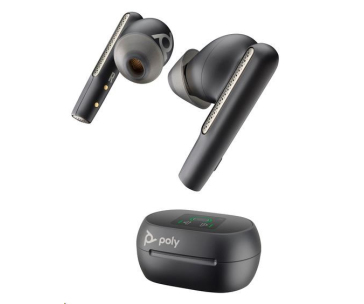 Poly Voyager Free 60+ bluetooth headset, BT700 USB-A adaptér, dotykové nabíjecí pouzdro, černá