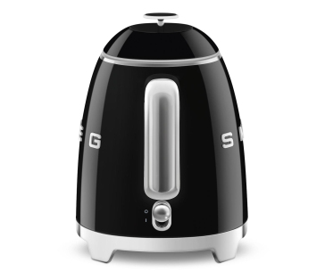 Smeg KLF05BLEU mini rychlovarná konvice, 0,8 l / 3 šálky, 1400 W, styl 50. let, černá