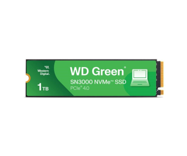 WD GREEN SSD 1TB SN3000, PCIe Gen4x4, M.2 2280, (R:5000/W:4200 MB/s)