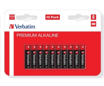 VERBATIM Alkalická Baterie AA 10 Pack / LR6