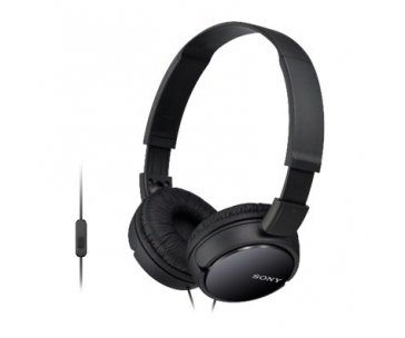 SONY stereo sluchátka MDR-ZX110AP, černá