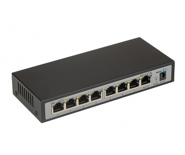 MaxLink reverzní PoE switch RSG-8-1P-DC 7x PoE IN, 1x PoE Out, 1x DC Out