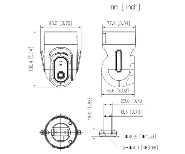 DAHUA SD-H4C-0400B, 4MPx, CMOS 1/2,8", objektiv 4 mm, DWDR