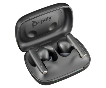 Poly Voyager Free 60 bluetooth headset, BT700 USB-C adaptér, nabíjecí pouzdro, černá