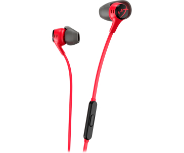 HyperX Cloud Earbuds II RED Gaming Earbuds with Mic - Sluchátka pro herní konsole