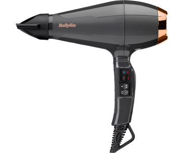 BaByliss Italian Air Pro 2200 6719DE fén na vlasy, 2200 W, 3 teploty a 2 rychlosti, ionizace, černá