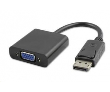 PREMIUMCORD Redukce DisplayPort - VGA 15cm (M/F, černá)