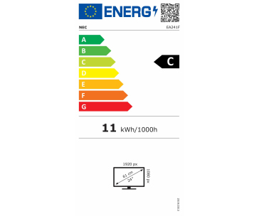 SHARP/NEC MT 23.8" MultiSync EA241F, IPS TFT, 1920x1080, 250nits, 1000:1, 5ms, DP / DVI-D / HDMI / USB / VGA, Černý