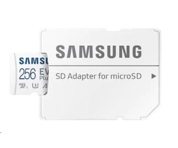 Samsung micro SDXC karta 256GB EVO Plus + SD adaptér