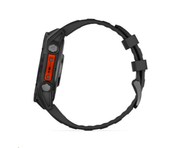 Garmin fenix® 8 – 51 mm, AMOLED, Slate grey a Černý silikonový řemínek