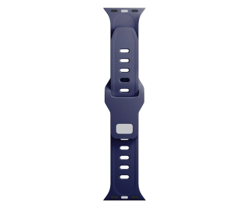 3mk Silicone Watch Strap pro Apple 42/44/45/49 mm Ocean Blue