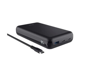 TRUST Powerbanka pro Notebook 100W, 2xUSB-C, 1xUSB