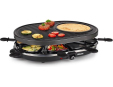 BAZAR - Tristar RA-2731 raclette grill, 1400 W, 5in1, pro 8 lidí, černý - poškozený obal