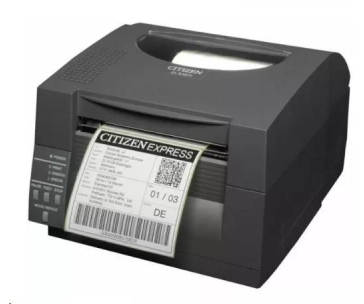 Citizen CL-S521II, 8 dots/mm (203 dpi), EPLII, ZPLII, Datamax, multi-IF (Ethernet, Premium), black