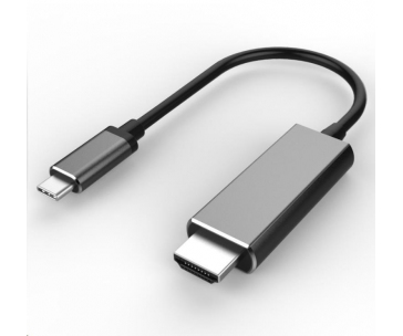 PREMIUMCORD Kabel USB3.1 typ-C na HDMI, 1,8m rozlišení obrazu 4K*2K@60Hz Aluminium