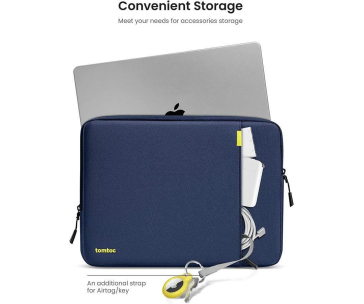 tomtoc Sleeve Kit - 16" MacBook Pro/ 15,3“ MacBook Air, námořní modrá