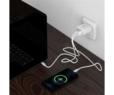 SKROSS USB A+C nabíjecí adaptér Power charger 65W GaN EU, Power Delivery, typ C