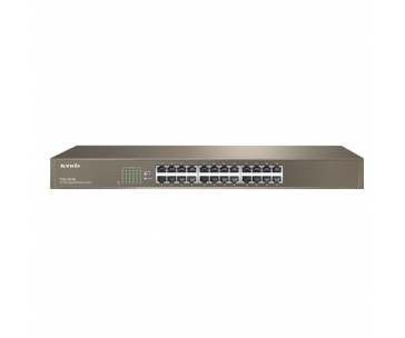 Tenda TEG1024G 24-Port Gigabit Ethernet Switch, 10/100/1000 Mb/s, Rackmount