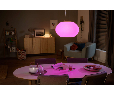 PHILIPS Flourish Závěsné svítidlo, Hue White and color ambiance, 230V, 1x39.5W integr.LED, Bílá