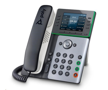 Poly Edge E350 IP telefon, PoE