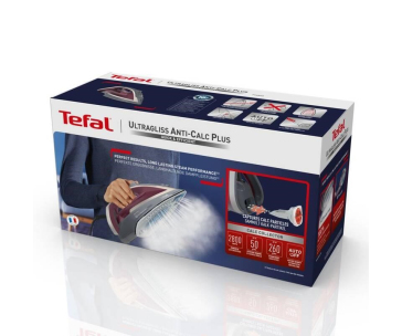 Tefal Ultragliss Plus FV6840E0 napařovací žehlička, 2800 W, automatické vypnutí, Eco režim, funkce kropení