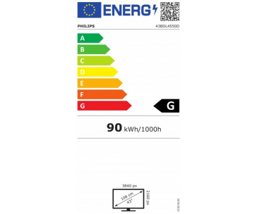 Philips LED display 43" 43BDL4550D/00