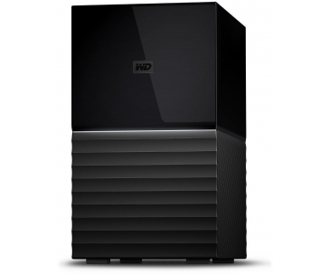 WD My Book Duo 20TB, Externí HDD, 2x USB 3.0, 1xUSB-C, RAID 0, 1, černá