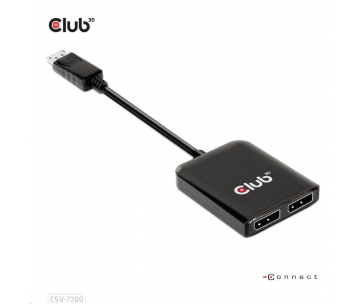 Club3D hub MST USB-C na DisplayPort, 4K60Hz (M/F)