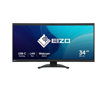 EIZO MT 34" EV3450XC-BK FlexScan, IPS, 3840x1440, 300nit, 1000:1, 5ms, USB-C, DisplayPort, USB, HDMI, Repro, Černý