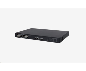 Dahua PFS3220-16GT-240-V2, PoE switch 18/16, 16x Gb PoE/2x Gb RJ45/SFP combo