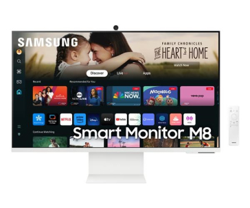 SAMSUNG MT LED LCD 32" Smart Monitor M8 (M80D) Bílá, AI Procesor, UHD, HDR 10+