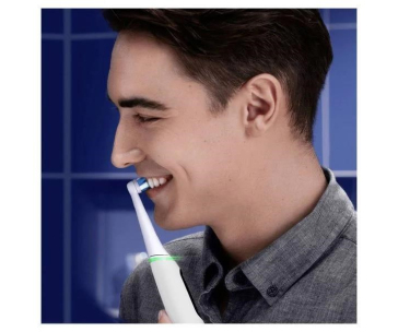 Oral-B iO Series 6s elektrický zubní kartáček, časovač, tlakový senzor, 5 programů, aplikace Oral-B, bílá