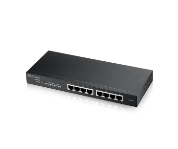 Zyxel GS1915-8 8-port Gigabit Web Smart switch, 8x gigabit RJ45, fanless