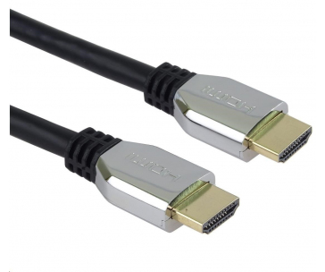 PREMIUMCORD Kabel HDMI 2.1 High Speed + Ethernet kabel (Zinc Alloy krytky, zlacené konektory) 1.5m