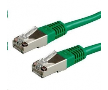 XtendLan patch kabel Cat6A, SFTP, LS0H - 0,25m, zelený (prodej po 10 ks)