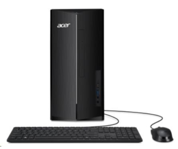 ACER PC Aspire TC-1785_EX, Core i5-14400F, 16GB, 512GB M.2 SSD, Intel RTX 3050,Linux, Black