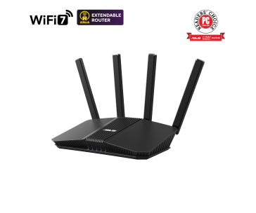 ASUS Router RT-BE58U WiFi 7, AiMesh, Dual Band, 1xWAN, 4xLAN