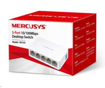 MERCUSYS switch MS105 (5x100Mb/s, fanless)