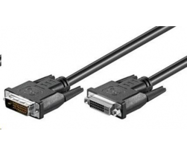 PREMIUMCORD DVI-D prodlužovací kabel,dual-link,DVI(24+1),MF, 3m