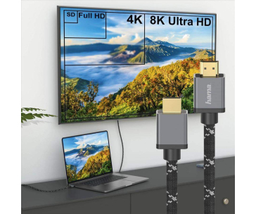 Hama HDMI kábel Ultra High Speed 8K 2,0 m, Prime Line