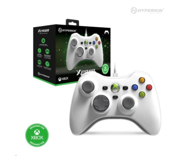 Hyperkin Xenon Wired Controller for Xbox Series|One/Win 11|10 (White) Licensed by Xbox